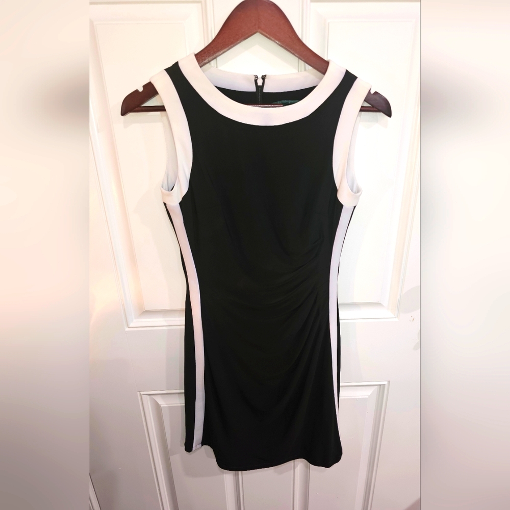 Ralph Lauren Black and White Mini Dress